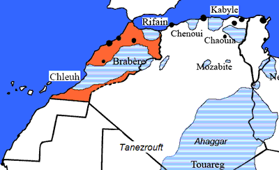 Berbersky hovořící území