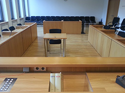 Soudní síň v Německu