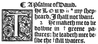 Žalm 23 v pojetí KJV (1611)