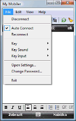 Zadávání znaků na Windows Mobile VI: klávesnice PC