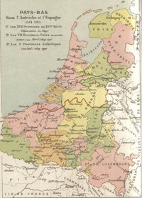 Mapa Nizozemí 1514–1795