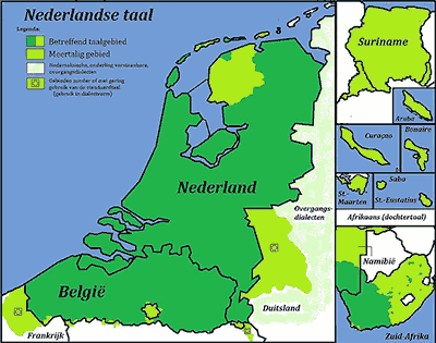 Nizozemské jazykové území