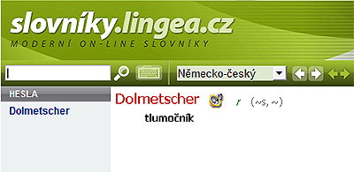 Slovníky Lingea online