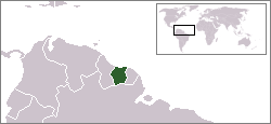 Surinam v Jižní Americe